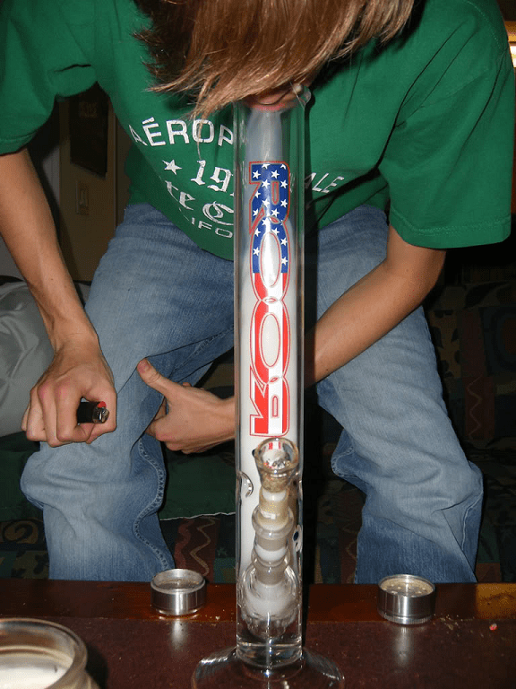 College kid bong