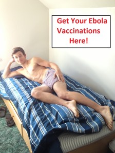 3rd year Jeremy Jackson has generously sacrificed his time to offer the public Ebola vaccinations via the new STD.