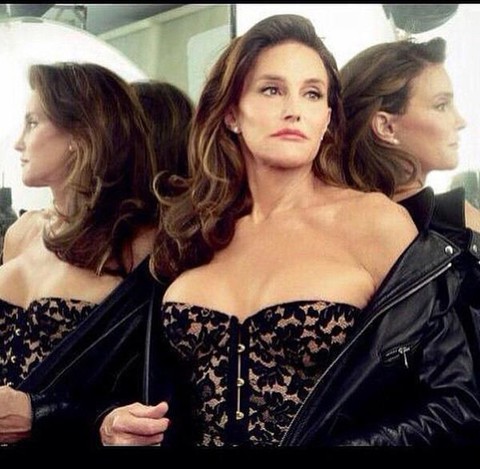 Caitlyn Jenner preparing to vogue immediately after throwing shade on her entire family (credit: Vanity Fair).
